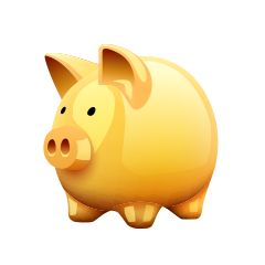 Cash race promotion icon